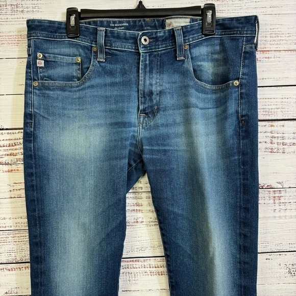 AG Adriana Goldschmied The Matchbox Slim straight Denim 360 size 34 jeans - Picture 6 of 6